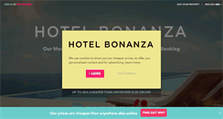 Desktop Screenshot of hotelbonanza.com